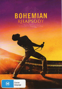 Cat. No. DVD 1373: BOHEMIAN RHAPSODY ~ RAMI MALEK / LUCY BOYNTON. 20TH CENTURY FOX 87402SDG