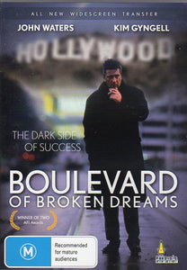 Cat. No. DVDM 1157: BOULEVARD OF BROKEN DREAMS ~ JOHN WATERS / PENELOPE STEWART / KYM GYNGELL. UMBRELLA DAVID 2700.