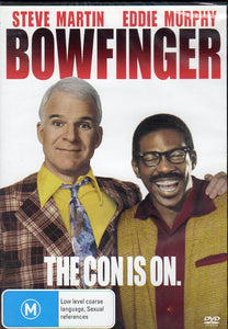 Cat. No. DVDM 1896: BOWFINGER ~ STEVE MARTIN / EDDIE MURPHY / HEATHER GRAHAM / CHRISTINE BARANSKI. UNIVERSAL / SHOCK KAL4258.