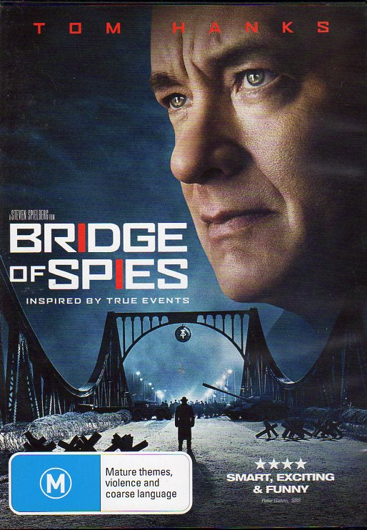 Cat. No. DVDM 1173: BRIDGE OF SPIES ~ TOM HANKS / AMY RYAN / MARK RYLANCE / SEBASTIAN KOCH / ALAN ALDA. 20TH CENTURY FOX 64746SDG.
