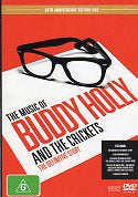 Cat. No. DVD 1230: BUDDY HOLLY ~ THE MUSIC OF BUDDY HOLLY & THE CRICKETS - THE DEFINITIVE STORY. UNIVERSAL 1794455.