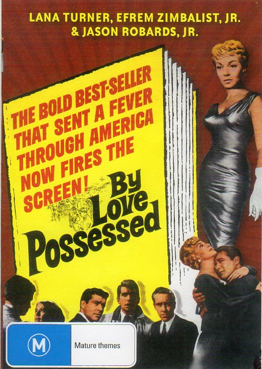 Cat. No. DVDM 1511: BY LOVE POSSESSED ~ LANA TURNER / EFREM ZIMBALIST JR. / JASON ROBARDS. MGM / SHOCK KAL 1462.