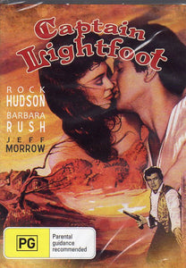 Cat. No. DVDM 1796: CAPTAIN LIGHTFOOT ~ ROCK HUDSON / BARBARA RUSH / JEFF MORROW / KATHLEEN RYAN. UNIVERSAL / BOUNTY BF108.