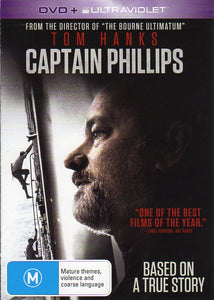Cat. No. DVDM 1023: CAPTAIN PHILLIPS ~ TOM HANKS / BARKHAD ABDI. UNIVERSAL / SONY D68928.