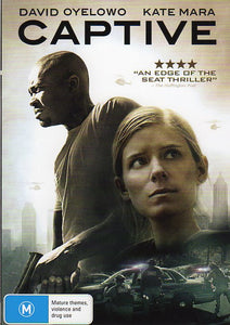 Cat. No. DVDM 1341: CAPTIVE ~ DAVID OYELOWO / KATE MARA. PARAMOUNT / UNIVERSAL DH022O.