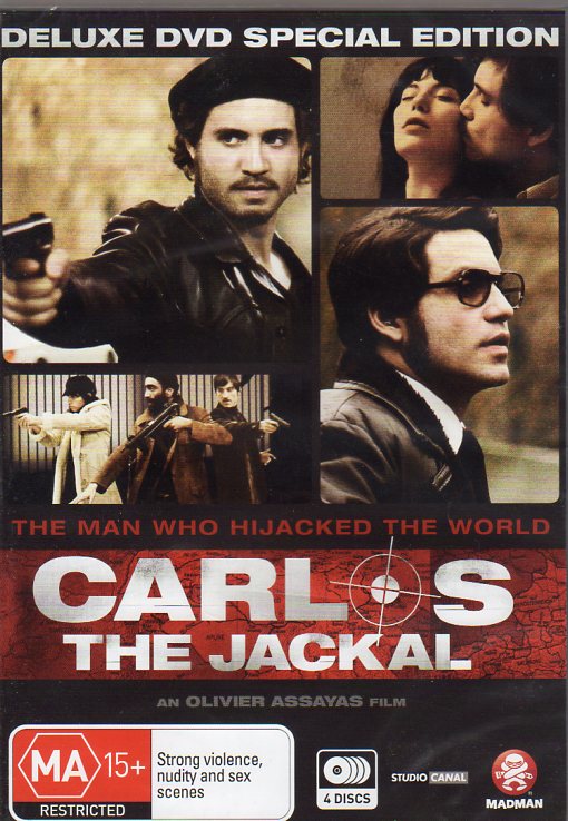 Cat. No. DVDM 1653: CARLOS THE JACKAL ~ STUDIO CANAL / MADMAN MMA8092SE.