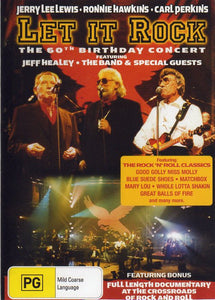 Cat. No. DVD 1414: CARL PERKINS / JERRY LEE LEWIS / RONNIE HAWKINS ~ LET IT ROCK. EAGLE VISION AHM010.