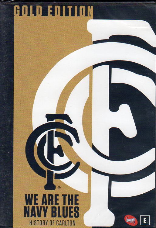 Cat. No. DVDS 1147: CARLTON ~ WE ARE THE NAVY BLUES - THE HISTORY OF CARLTON. AFL / SHOCK AFVD658.