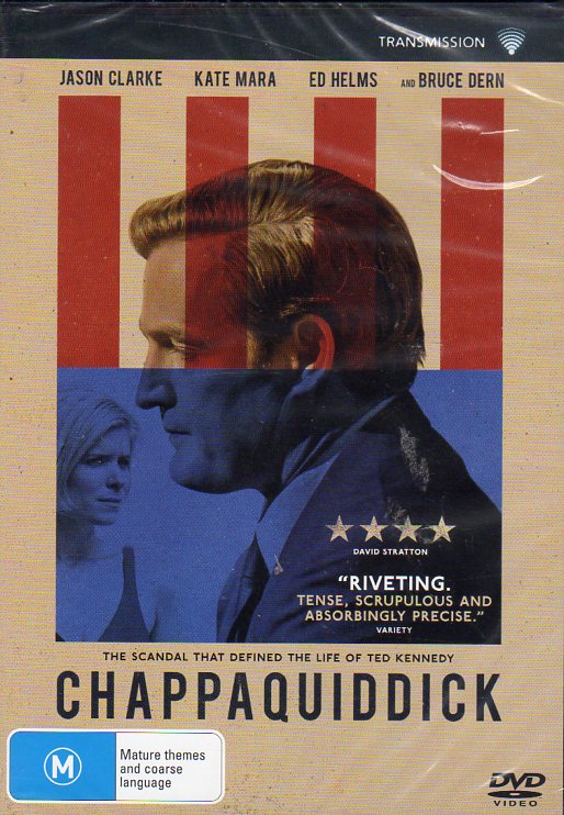 Cat. No. DVDM 1870: CHAPPAQUIDDICK ~ JASON CLARKE / KATE MARA / ED HELMS / BRUCE DERN. NIVERSAL / SONY DJ6422.