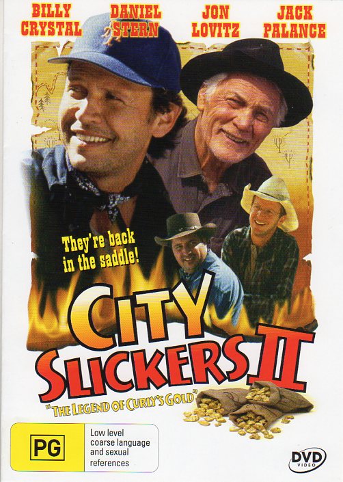 Cat. No. DVDM 1686: CITY SLICKERS II ~ BILLY CRYSTAL / JACK PALANCE / DANIEL STERN / JON LOVITZ. COLUMBIA / JIGSAW J4751.