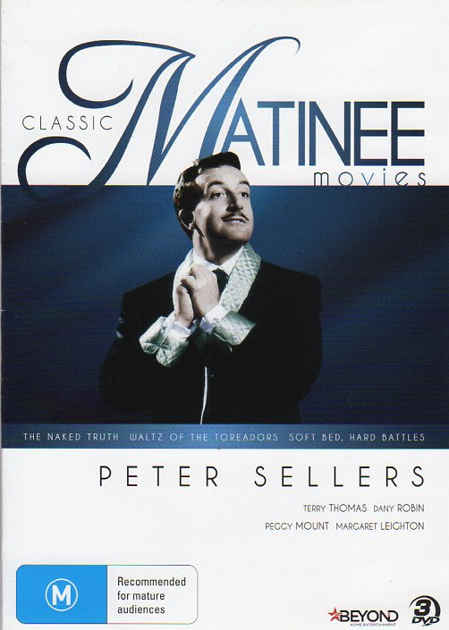 Cat. No. DVDM 1719: CLASSIC MATINEE MOVIES ~ PETER SELLERS PLUS VARIOUS ACTORS. ITV / BEYOND BHE7161.