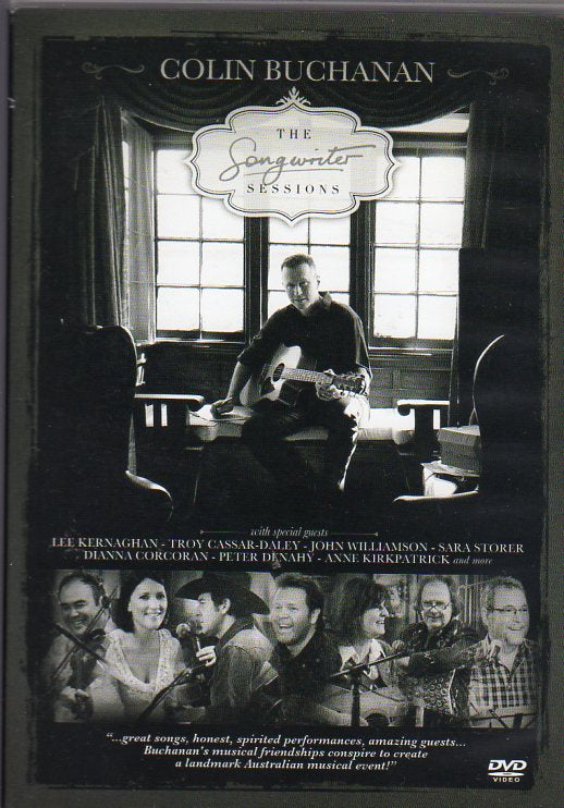 Cat. No. DVD 1438: COLIN BUCHANAN & GUESTS ~ THE SONGWRITERS SESSIONS. AMBITION002.
