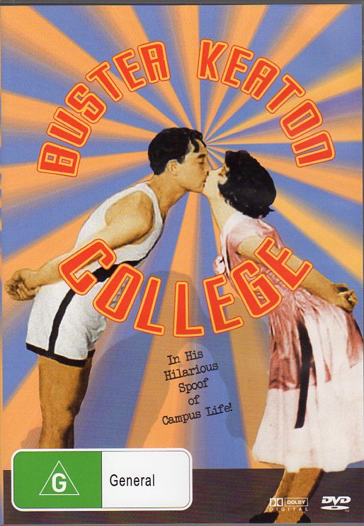 Cat. No. DVDM 1762: COLLEGE ~ BUSTER KEATON / FLORENCE TURNER / ANNE CORNWALL / FLORA BRAMLEY / HAROLD GOODWIN. BOUNTY BF74.