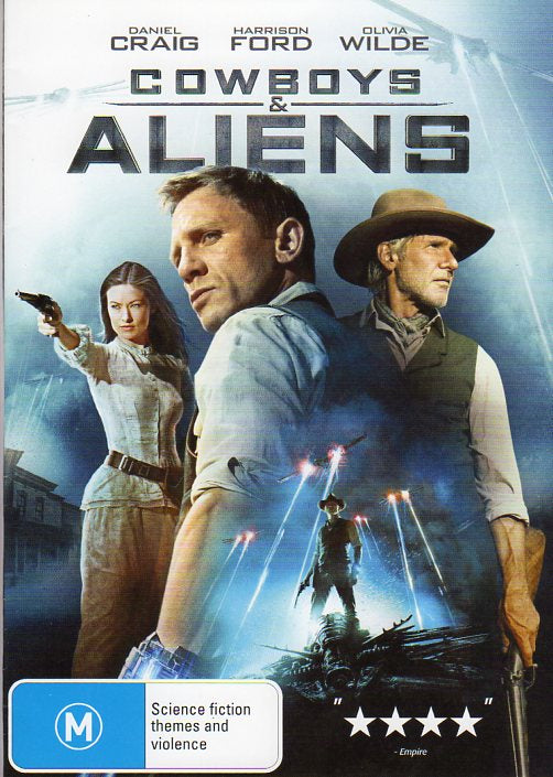 Cat. No. DVDM 1374: COWBOYS & ALIENS ~ DANIEL CRAIG / HARRISON FORD / OLIVIA WILDE. PARAMOUNT DVD8893.