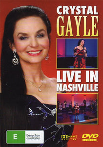 Cat. No. DVD 1394: CRYSTAL GAYLE ~ LIVE IN NASHVILLE. FLASHBACK 25593.