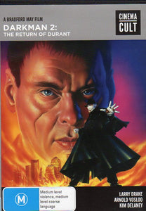 Cat. No. DVDM 1784: DARKMAN 2 - THE RETURN OF DURANT ~ LARRY DRAKE / ARNOLD VOSLOO / KIM DELANEY. UNIVERSAL / SHOCK KAL4586.