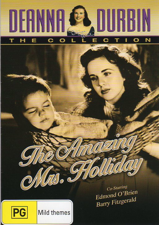 Cat. No. DVD 1346: THE AMAZING MRS. HOLLIDAY ~ DEANNA DURBIN / EDMOND O'BRIEN. MIRAMAX C-115069-9.