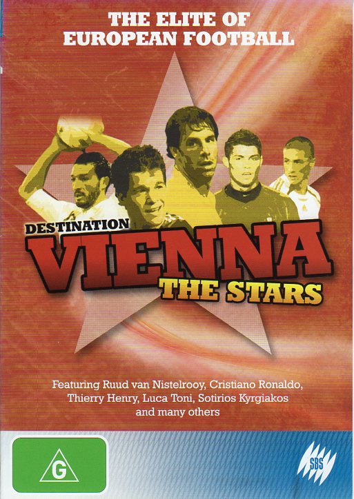 Cat. No. DVDS 1024: DESTINATION VIENNA - THE STARS: THE ELITE OF EUROPEAN FOOTBALL. SBS / MADMAN SBS1231.