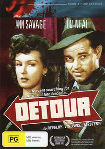 Cat. No. DVDM 1661: DETOUR ~ ANN SAVAGE / TOM NEAL / CLAUDIA DRAKE. BOUNTY BF551.