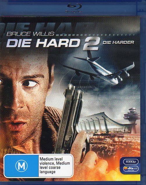 Cat. No. DVDMBR 1527: DIE HARD 2 - DIE HARDER ~ BRUCE WILLIS / BONNIE BEDELIA / WILLIAM ATHERTON. 20TH CENTURY FOX 1850SBO