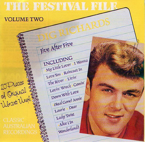 Cat. No. 2587: DIG RICHARDS ~ FESTIVAL FILE. VOL.2. JIVE AFTER FIVE. FESTIVAL D 19002.