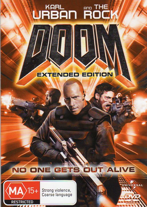 Cat. No. DVDM 1460: DOOM (EXTENDED VERSION) ~ KARL URBAN / THE ROCK / ROSAMUND PIKE. UNIVERSLA 8239000.
