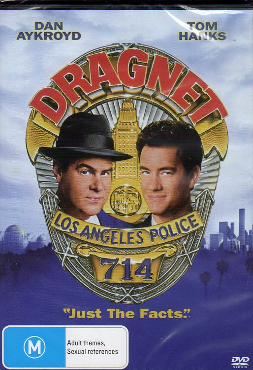 Cat. No. DVDM 1875: DRAGNET ~ DAN AYKROYD / TOM HANKS / CHRISTOPHER PLUMMER / HARRY MORGAN. UNIVERSAL / SHOCK KAL4264.