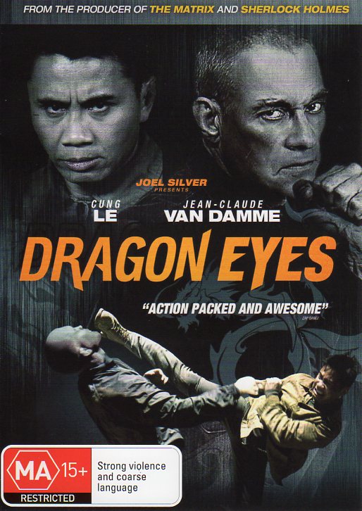 Cat. No. DVDM 1271: DRAGON EYES ~ JEAN-CLAUDE VAN DAMME / CUNG LE. PARAMOUNT DVD9018.