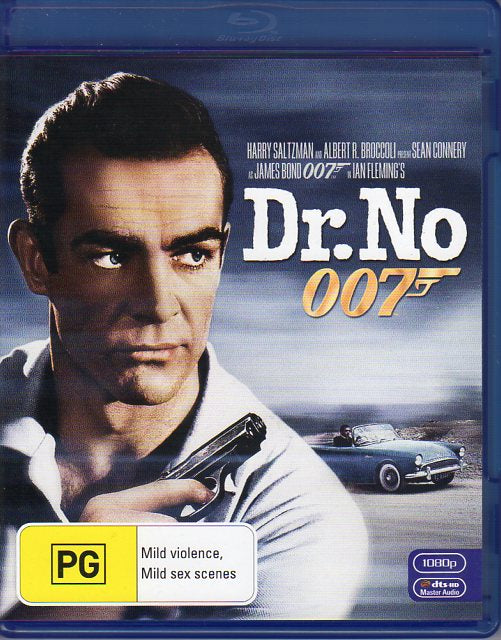 Cat. No. DVDMBR 1390: DR. NO ~ SEAN CONNERY / URSULA ANDRESS / JACK LORD. MGM R-129026-8.