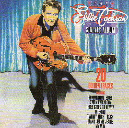 Cat. No. 1098: EDDIE COCHRAN ~ THE EDDIE COCHRAN SINGLES ALBUM. EMI 8297682.