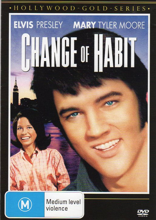 Cat. No. DVD 1417: ELVIS PRESLEY ~ CHANGE OF HABIT. UNIVERSAL / SHOCK KAL4826