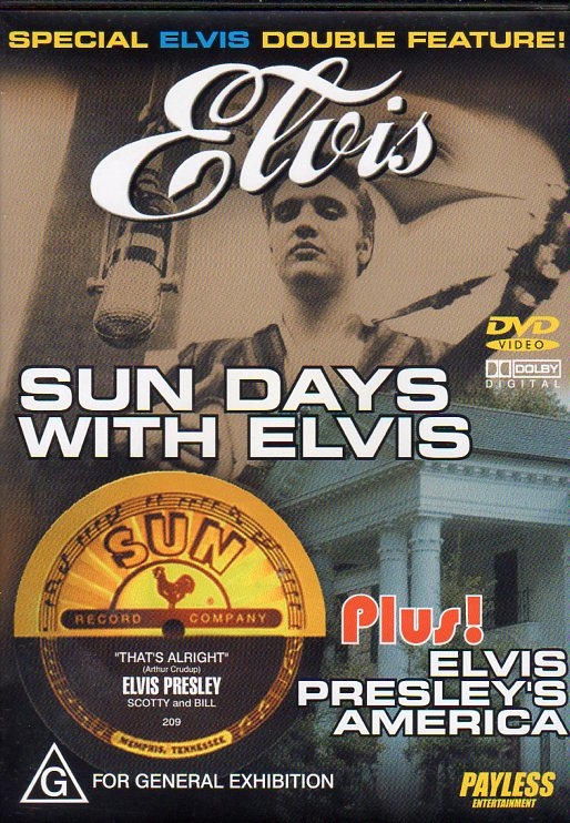 Cat. No. DVD 1005: ELVIS PRESLEY ~ SUN DAYS WITH ELVIS. PAYLESS 600265.