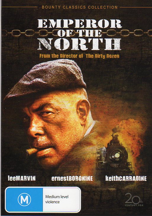 Cat. No. DVDM 1551: EMPEROR OF THE NORTH ~ LEE MARVIN / ERNEST BORGNINE / KEITH CARRADINE. 20TH CENTURY FOX / BOUNTY BF119.
