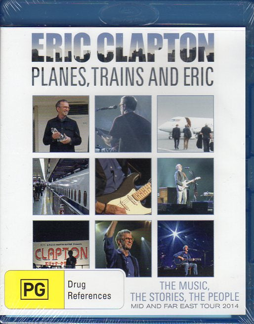 Cat. No. DVDBR 1437: ERIC CLAPTON ~ PLANES, TRAINS AND ERIC. EAGLE VISION / SHOCK KAL3620.