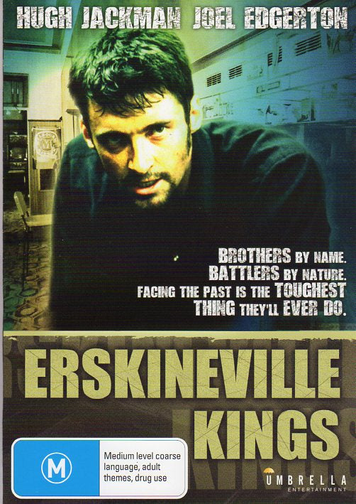 Cat. No. DVDM 1449: ERSKINEVILLE KINGS ~ HUGH JACKMAN / JOEL EDGERTON / MARTY DENNISS. UMBRELLA DAVID3038.