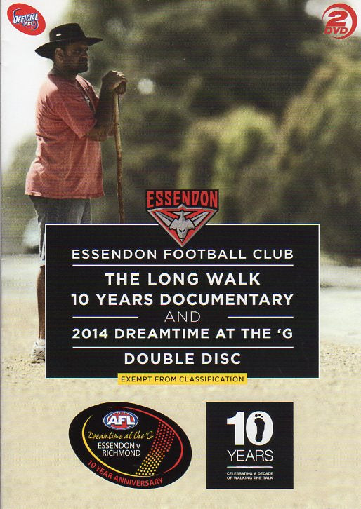 Cat. No. DVDS 1087: THE LONG WALK 10 YEARS DOCUMENTARY / 2014 DREAMTIME AT THE 'G. AFL AFVD643.