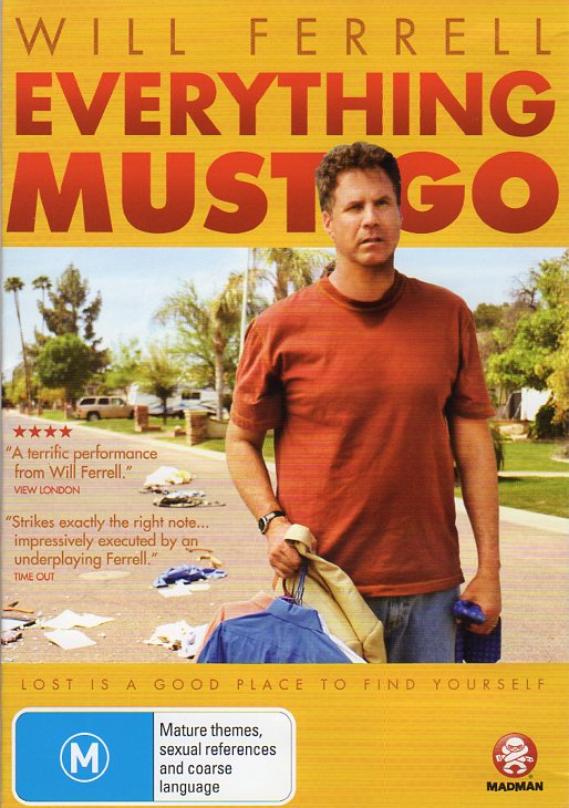 Cat. No. DVDM 1509: EVERYTHING MUST GO ~ WILL FERRELL / REBECCA HALL / MICHAEL PENA. MADMAN MMA8113.