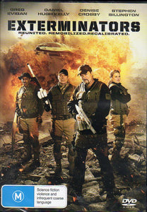 Cat. No. DVDM 1838: EXTERMINATORS ~ GRE EVIGAN / DENISE CROSBY / DANIEL HUGH KELLY / STEPHEN BILLINGTON. JIGSWA J8101.