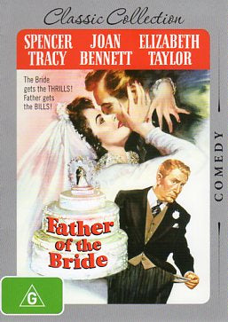 Cat. No. DVDM 1231: FATHER OF THE BRIDE ~ SPENCER TRACY / JOAN BENNETT / ELIZABETH TAYLOR. WARNER BROTHERS V53846.