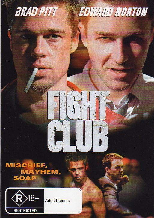 Cat. No. DVDM 1333: FIGHT CLUB ~ BRAD PITT / EDWARD NORTON. 20TH CENTURY FOX 2313SDO.