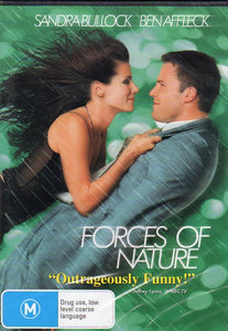 Cat. No. DVDM 1073: FORCES OF NATURE ~ SANDRA BULLOCK / BEN AFFLECK / MAURA TIERNEY / RONNY COX. DREAMWORKS / PARAMOUNT PAR2115.