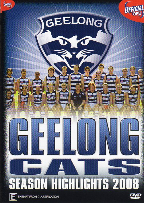 Cat. No. DVDS 1081:  GEELONG CATS ~ 2008 SEASON HIGHLIGHTS. AFL AFVD418.
