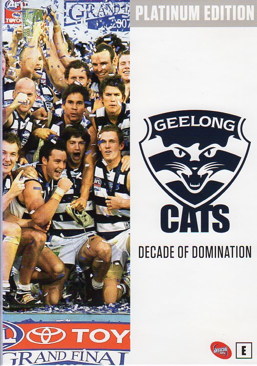 Cat. No. DVDS 1131: GEELONG CATS - DECADE OF DOMINATION. AFL AFVD666.