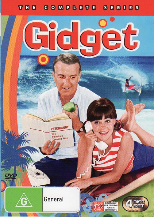 Cat. No. DVDM 1482: GIDGET - THE COMPLETE SERIES ~ SALLY FIELD / DON PORTER. SONY / SHOCK KAL3723.