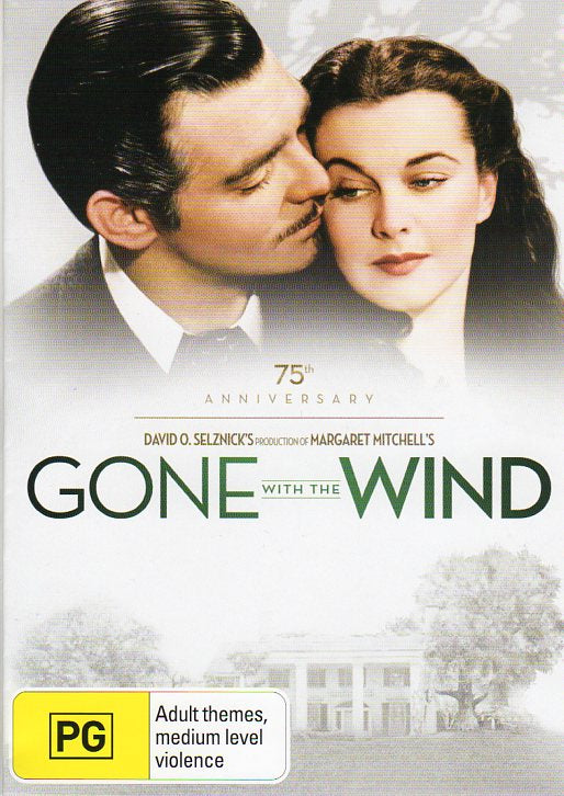 Cat. No. DVDM 1304: GONE WITH THE WIND ~ CLARK GABLE / VIVIEN LEIGH / LESLIE HOWARD / OLIVIA DE HAVILLAND. WARNER BROS. 1000513451