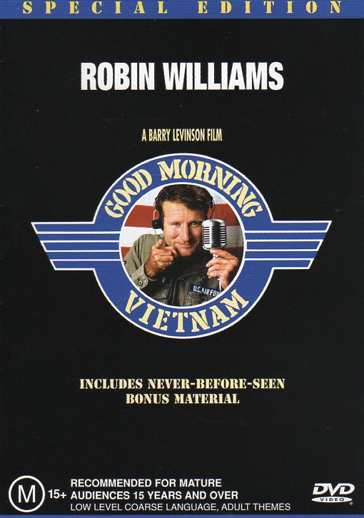 Cat. No. DVDM 1259: GOOD MORNING, VIETNAM ~ ROBIN WILLIAMS. TOUCHSTONE EO6600.