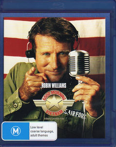 Cat. No. DVDMBR 1259: GOOD MORNING, VIETNAM ~ ROBIN WILLIAMS / FOREST WHITAKER. TOUCHSTONE R18280.