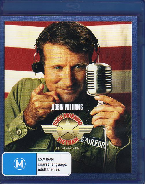 Cat. No. DVDMBR 1259: GOOD MORNING, VIETNAM ~ ROBIN WILLIAMS / FOREST WHITAKER. TOUCHSTONE R18280.
