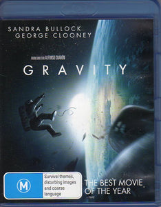 Cat. No. DVDMBR 1028: GRAVITY ~ SANDRA BULLOCK / GEORGE CLOONEY. WARNER BROS. 1000439580.