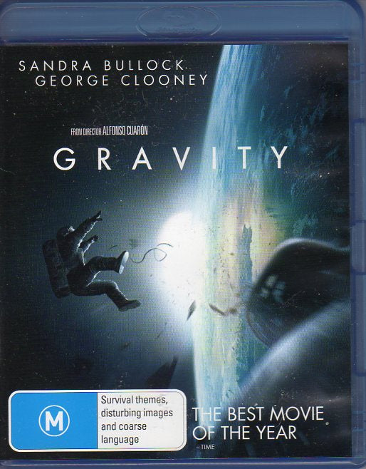 Cat. No. DVDMBR 1028: GRAVITY ~ SANDRA BULLOCK / GEORGE CLOONEY. WARNER BROS. 1000439580.
